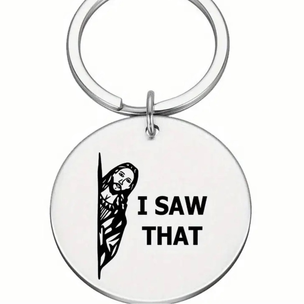 jesus i saw that funny keychain